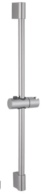 Bathroom Hand Shower Slide Bar Stainless Steel Bar Adjustable Slider Showerhead Plastic Bracket Holder Square Style Wall Mount